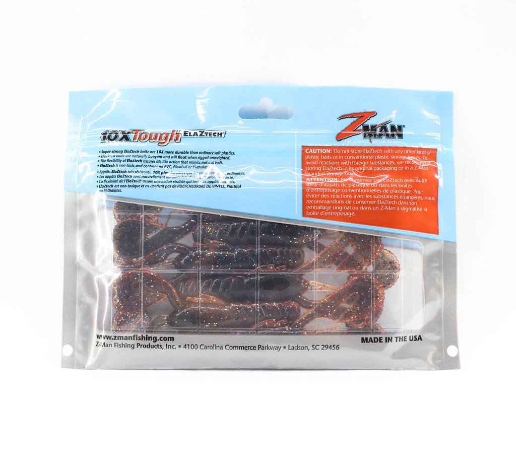 Zman Мягкая приманка Turbo CrawZ 4 дюйма (6 шт. в упаковке) Moliting Craw (9887)