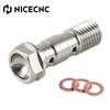 Титановый banjo-болт тормозного суппорта M10X1.0MM/1.25MM Для Yamaha BMW Honda Suzuki Kawasaki Ducati KTM Husqvarna Triumph Aprilia