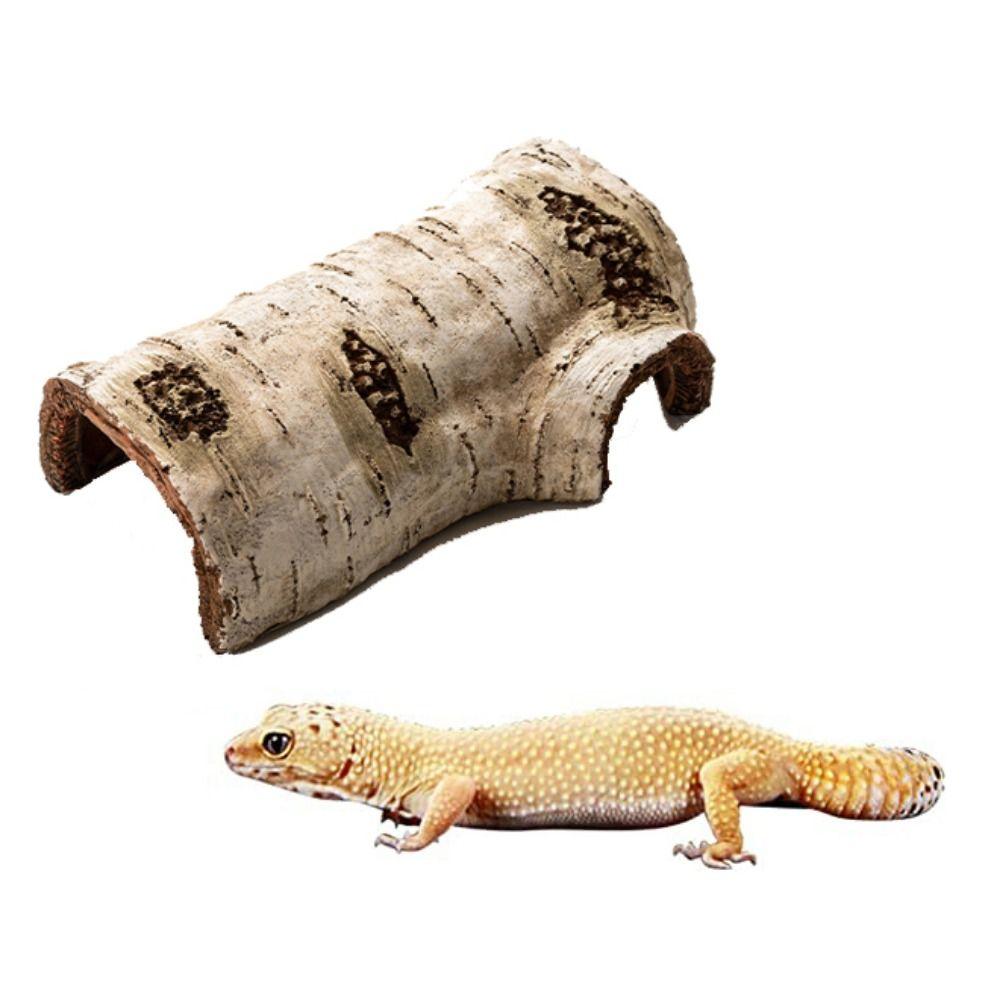 Amphibians Creative Hollow Lizard Hideout Caves Tortoise Hideout Small Reptile Caves Trunk Habitats