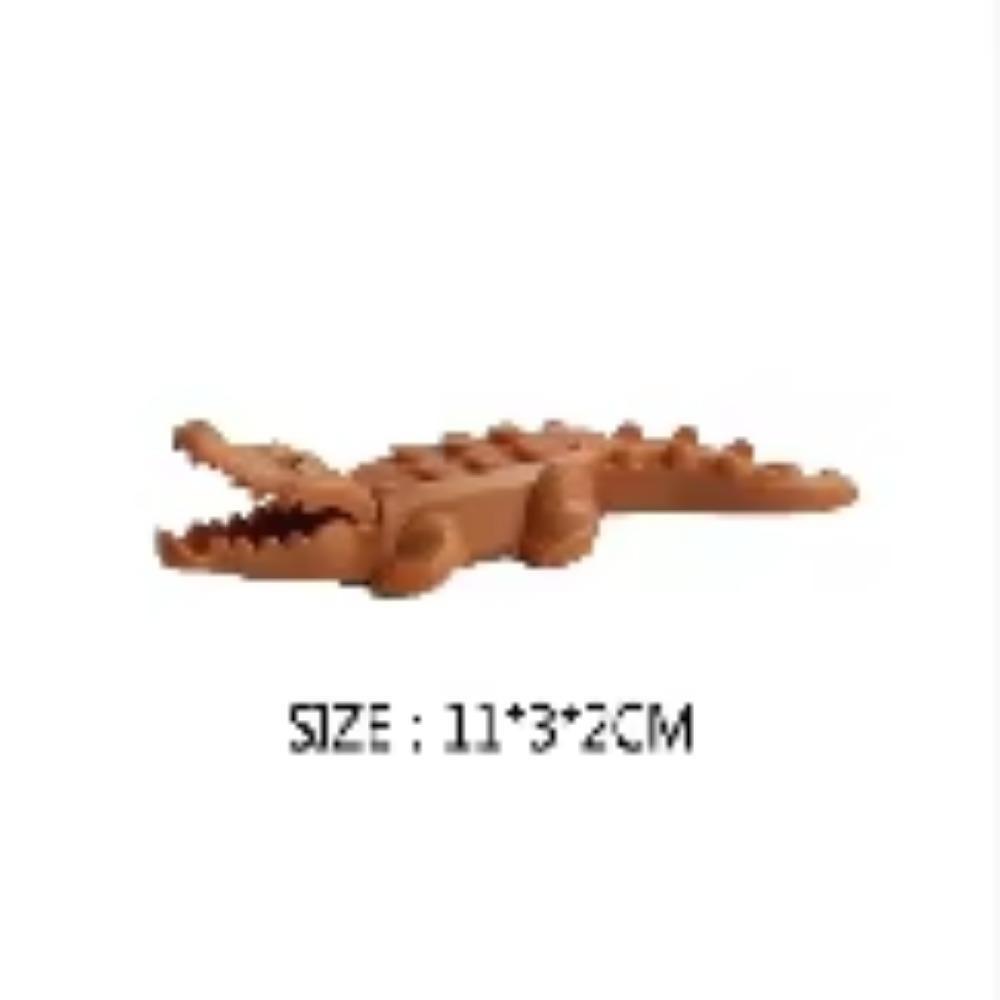 Средневековый MOC Боевой конь Строительные блоки Волк Рыцарь Фигурка Монстр Дикое животное Лиса Жираф Воробей Ворона Панда Модель Кирпич Игрушка K055