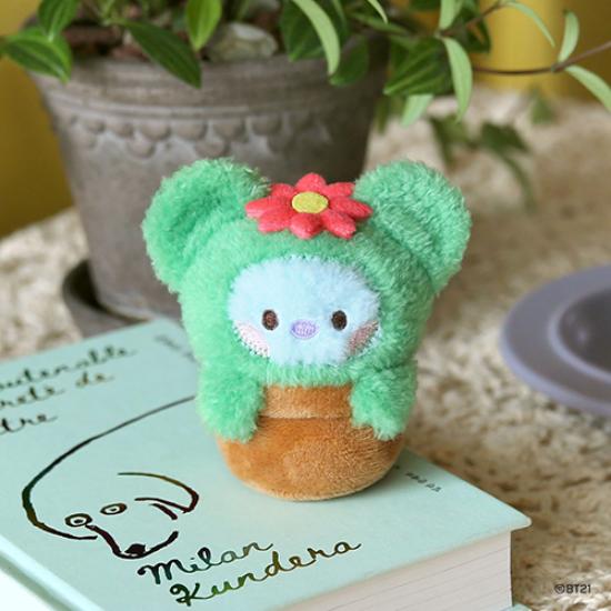 BT21 Брелок для ключей Minini Plush GREEN ver.
