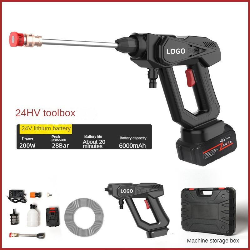 Портативная беспроводная автомобильная стиральная машина высокого давления для полива цветов и овощей, пистолет для мойки автомобилей