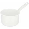 Noda Horo Enamel Saucepan, Milk Pan, Gas Stove Only, Made In Japan, White, 12cm, YN-M12