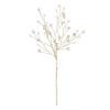 Winter Themed Party Decor Faux Crystal Christmas Tree Picks with Bendable Wire, Acrylic Pearl Sprays DIY Crafting Supplies for Ornaments Holiday