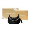 Michael Kors MK Cora 27 Мини-сумка на молнии из кожи через плечо Женские сумки Черный 35R3G4CC5L-BLACK
