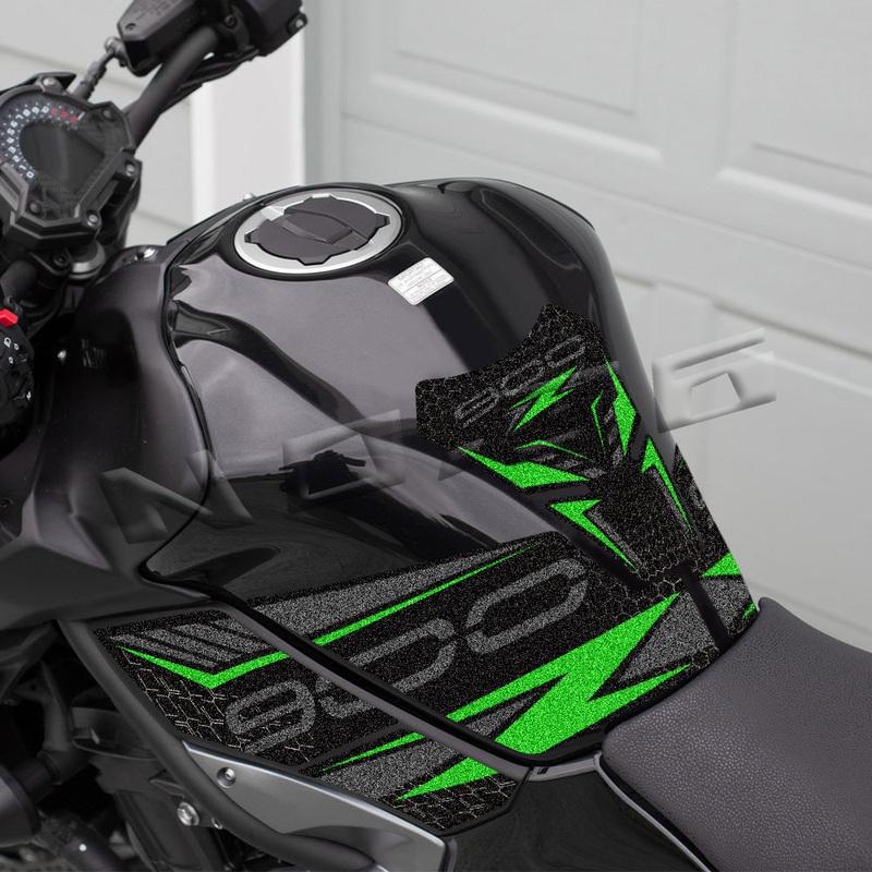 Для Z900 z900 2017-23 3M мотоциклетная противоскользящая накладка на бак наклейка защита наколенника наклейка аксессуары водонепроницаемый