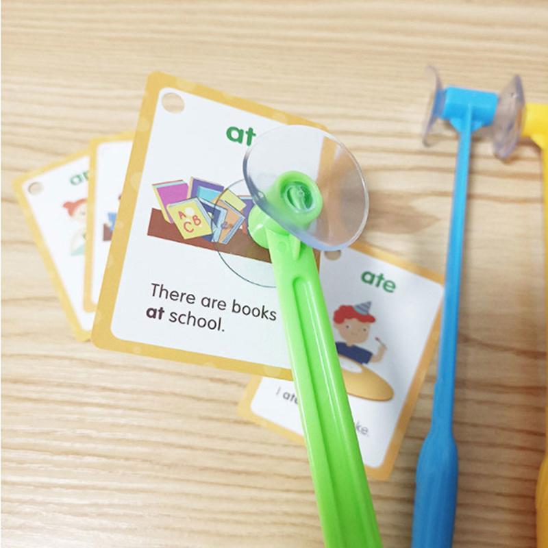 4Pcs Quickly Slam The Picture Cards Puzzle Family Party Game Toys Sucker Hammer