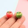 10Pcs Miniature Food Toy Realistic Snake Fruit Pear 3D Fruit Model Diy Dollhouse Accessory Home Decoration