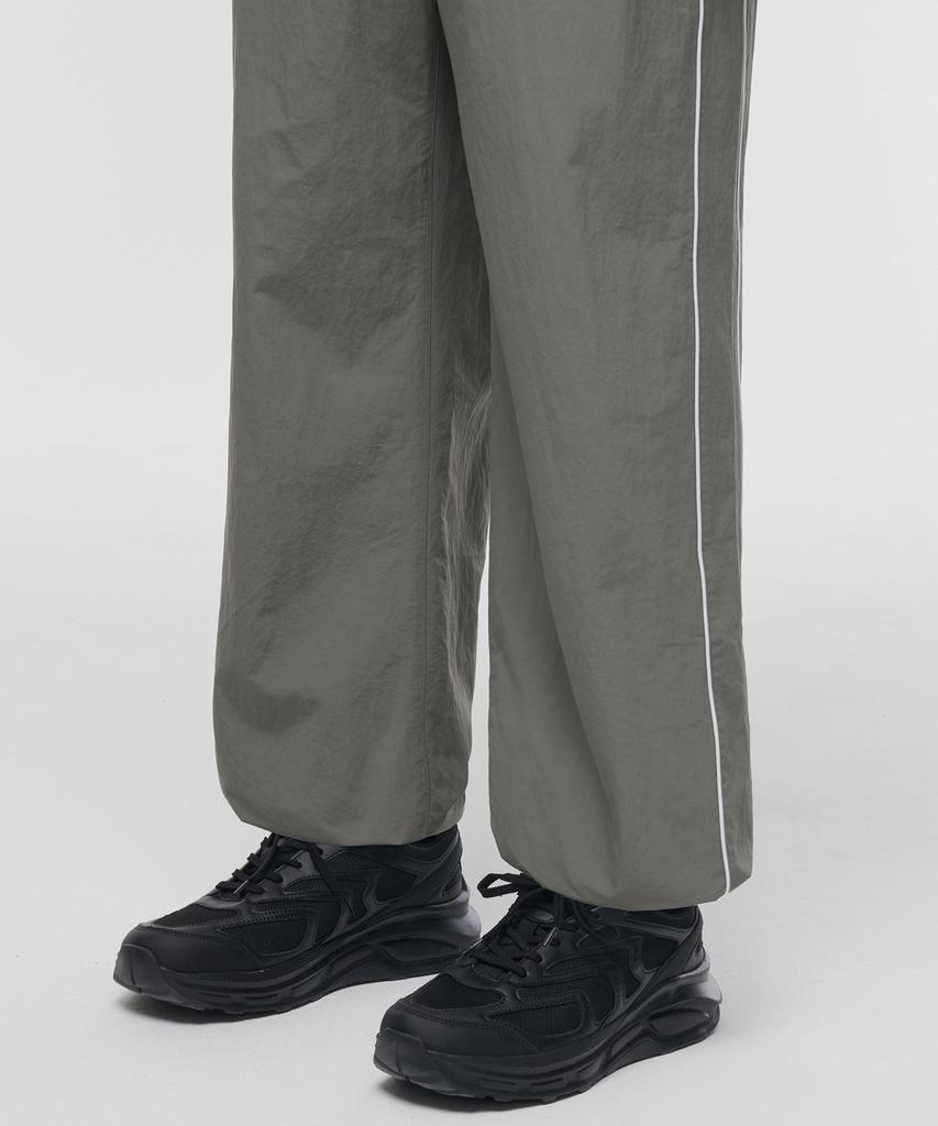 MUSINSA STANDARD Piping Line Wide Track Pants [Gray]