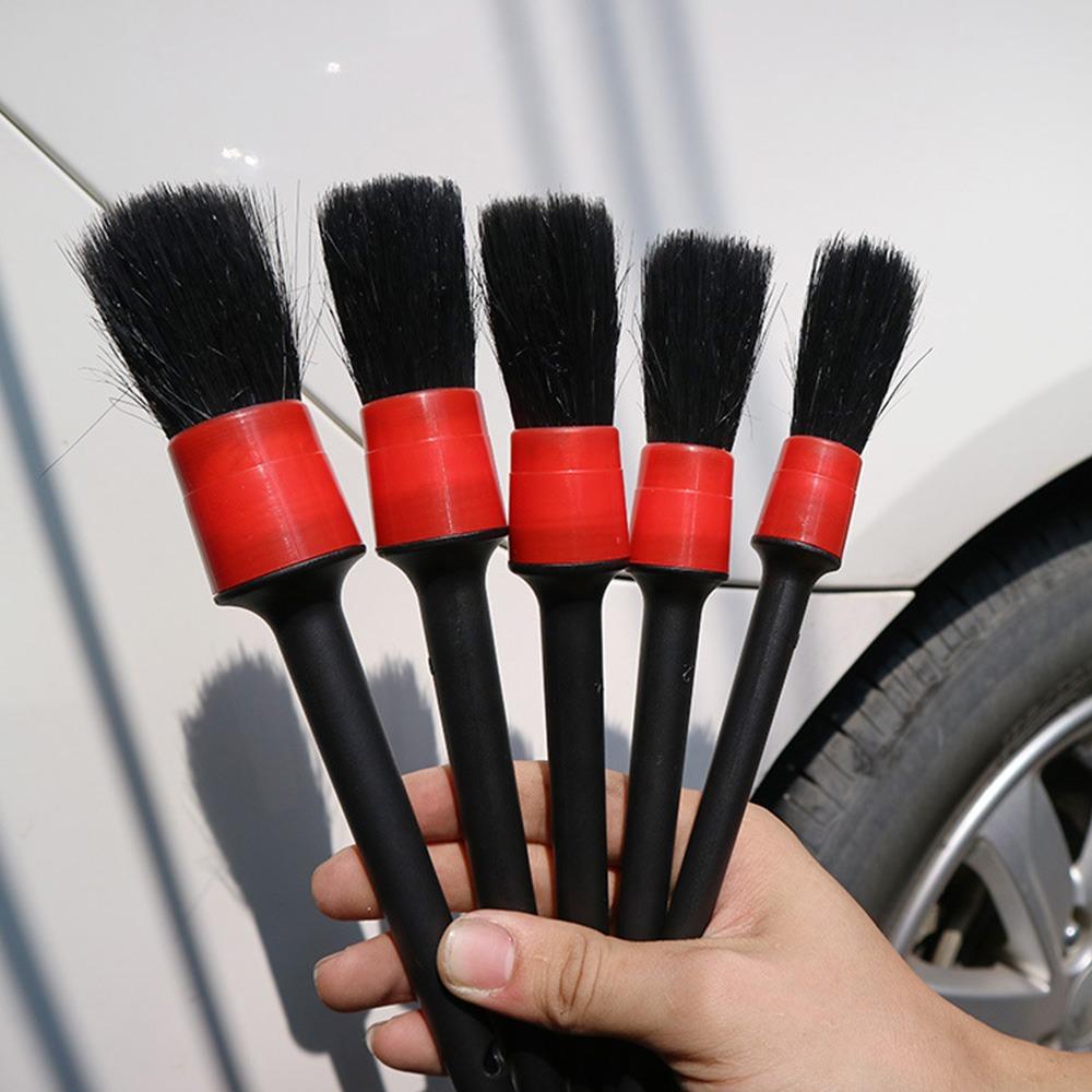 Detailing Brush Set Car Cleaner Brushes For Car Cleaning Detailing Accessories Dashboard Air Outlet Wheel Brush Wash