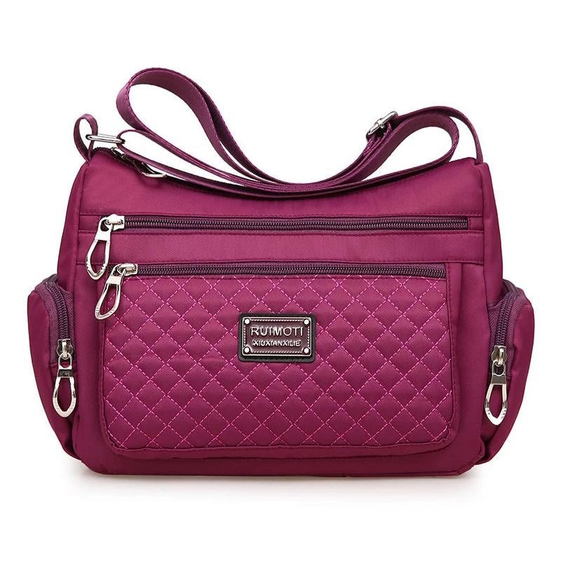 Yogodlns Модная женская сумка через плечо с несколькими карманами, водонепроницаемая сумка-оксфорд через плечо, новинка, сумка-мессенджер, сумка для покупок для мамы