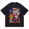 230 г/м² 100% хлопок Saint Seiya V7 Феникс Принт Унисекс Тяжелая хлопковая футболка