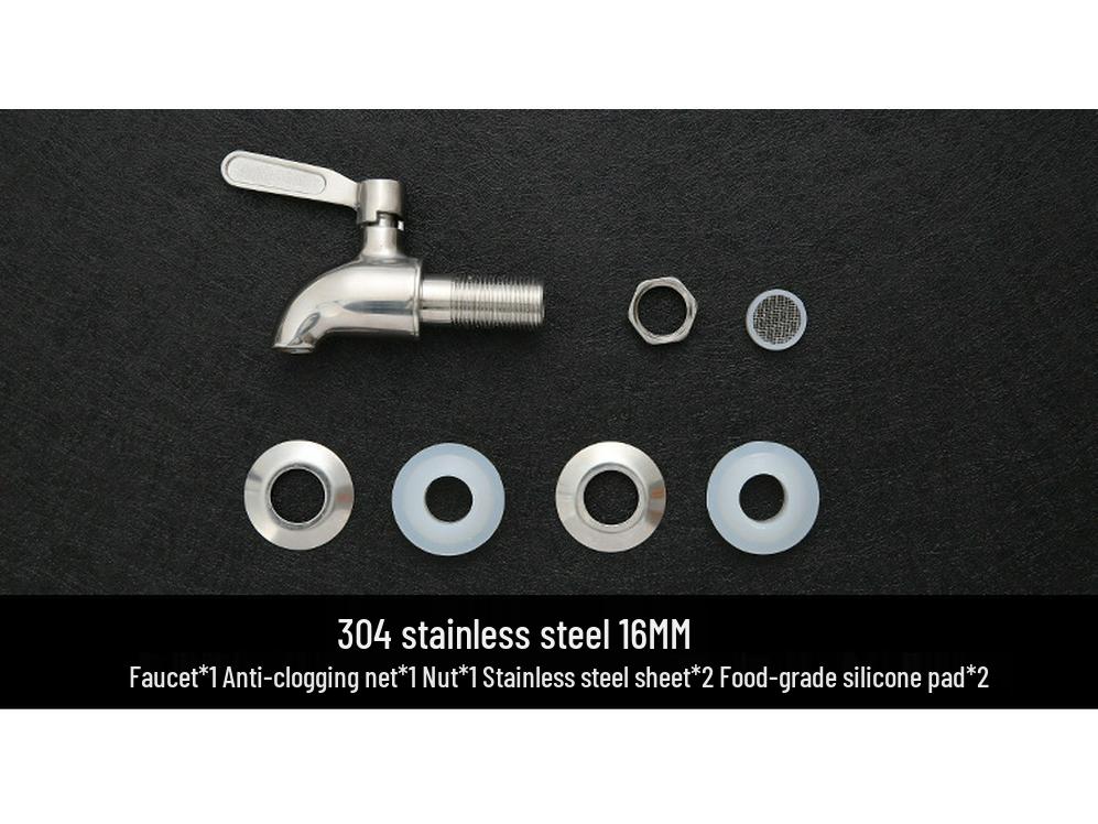 Кран для инфузионной банки из нержавеющей стали 304 с керамическим изливом и медным переключателем клапана