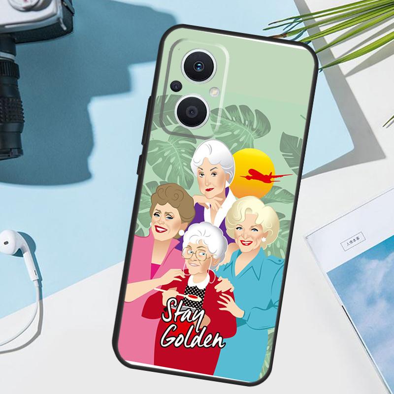 Betty White Golden Cover For OPPO Reno 8T 7 8 Lite 14F 13F 12F 11F 14 13 12 11 10 OPPO Find X8 X6 X5 X9 Pro Case