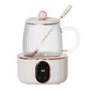 Electric Stew Cup Multifunctional Heating Tea Kettle Glass Hot Water Kettle for Home and Office