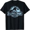 Jurassic Park Light Blue Tie Dye Logo T-Shirt