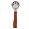 51mm 2 Ears Coffee Bottomless Portafilter 304 Stainless Steel Bottomless Portafilter with Wood
