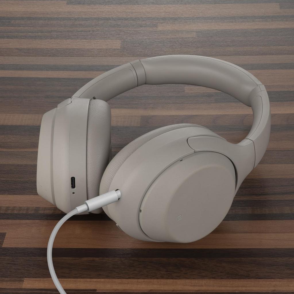 Geekria Audio Cable with Microphone Compatible with Sony ULT Wear Headphone Cable To Replacement Stereo Cord with Inline Mic and Volume Control