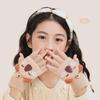 Kids' Thickened Flip Winter Gloves - Cute Half Finger Wool for Boys & Girls