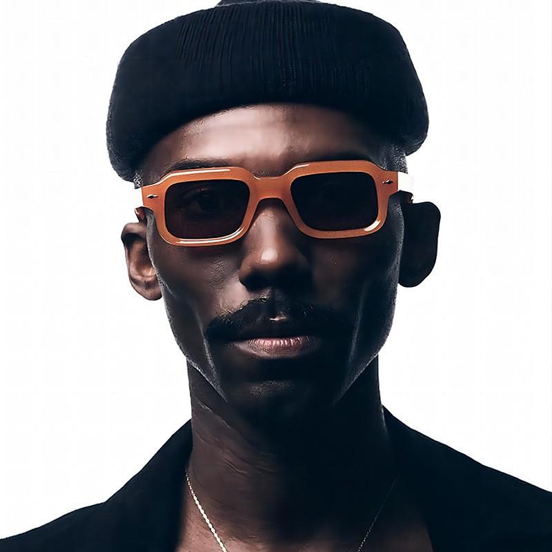 Трендовые ретро квадратные солнцезащитные очки «Стрелка» - Унисекс серые