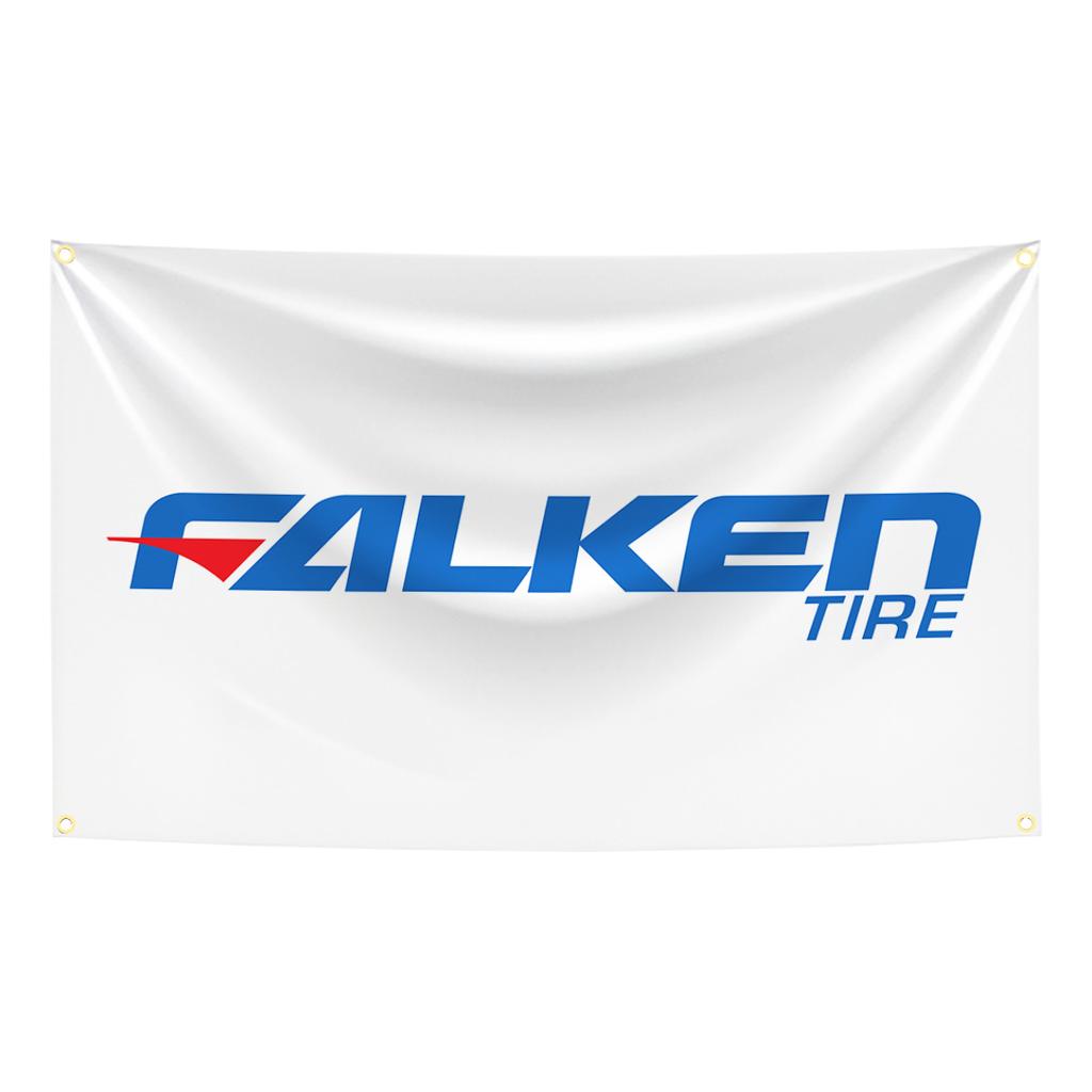 90X150см F-Falkens Шина Флаг Гонки Автомобильная Шина Гобелен Полиэстер Цифровая Печать Баннер Для Гаража Настенное Искусство Наружное Украшение