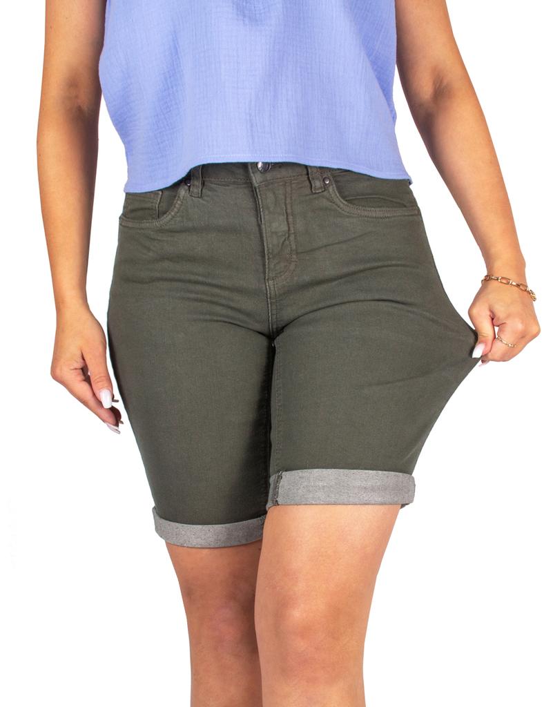 Krótkie Spodenki Jeansowe Szorty Damskie Elastyczne Bermudy Modne 46 3Xl