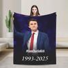 Warm Soft Blanket Decorative Freedom Charlie Kirk Live 1993-2025 Bedding Throws  Flannel Bedspread For Home Decor Sofa Bed Cover