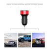3.1A Автомобильное зарядное устройство для мобильного телефона с двумя портами USB и ЖК-дисплеем