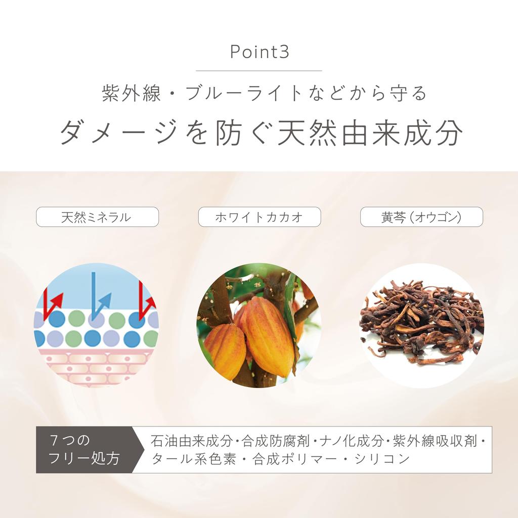 HANA ORGANIC 30 мл Face Beige Wear-UV солнцезащитный крем/дневная сыворотка/основа SPF30PA++ нехимический (розовый (Простая упаковка))