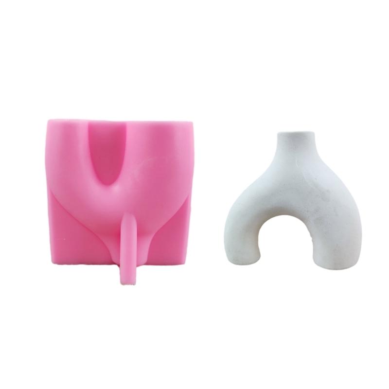 Силиконовая форма "Арка-горшок" Ваза для хранения цветов Форма для эпоксидной смолы Подходит для DIY поделок Контейнер для украшений Домашние украшения