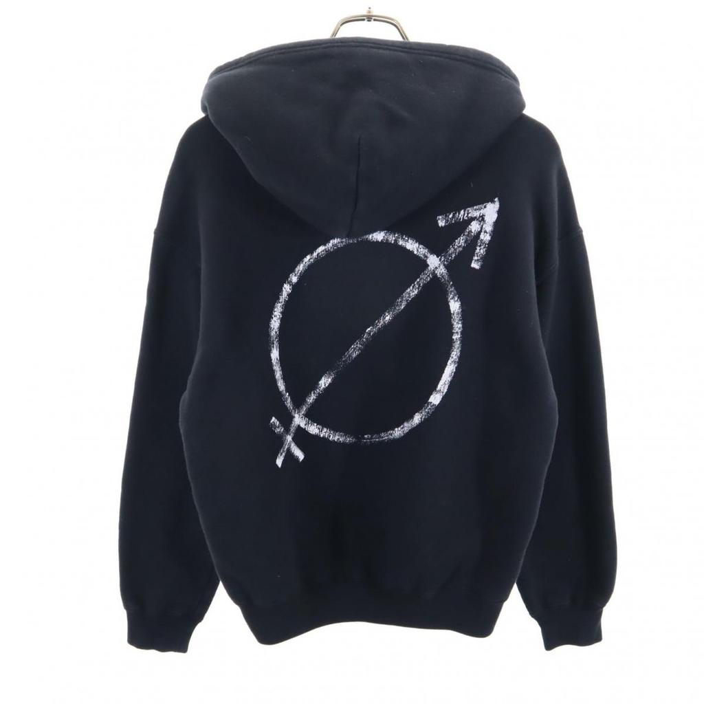 Balenciaga Толстовки с длинным рукавом XS черные с капюшоном: Флисовая подкладка Женский Подержанный