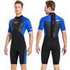 Mens 2mm Short Sleeve Pants Wetsuit Snorkeling Surfing Swimming Diving Warm Water Sports