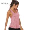 Беговой жилет без рукавов, спортивный синглетный женский спортивный топ для фитнеса, рубашки для бега в тренажерном зале, йоге