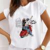 Festival Christmas Printed Short Sleeved Casual Womens Tshirt Crewneck Tops Kawaii Fashion Women TShirt Clothes Harajuku