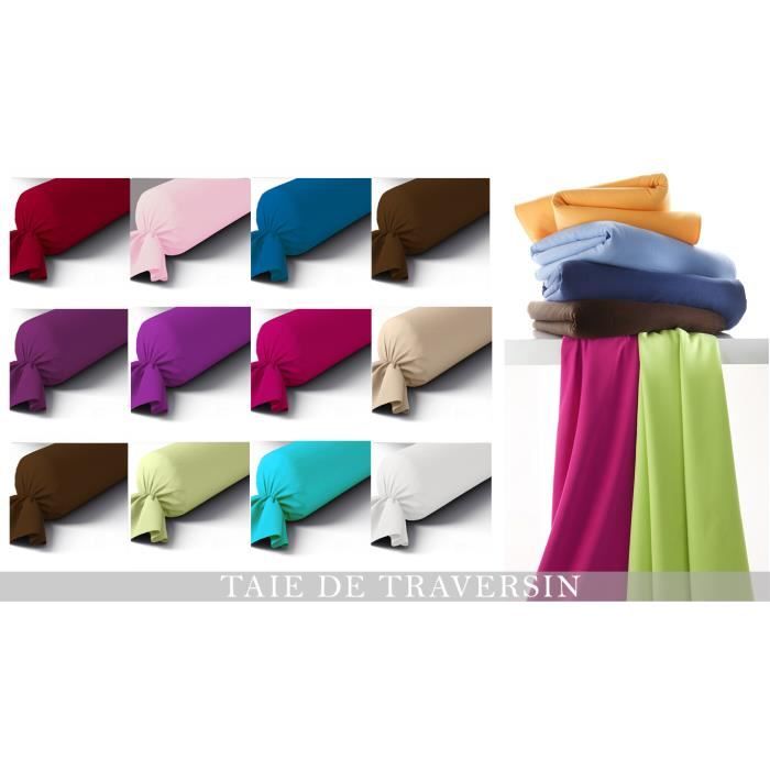 Bolster Case - High Quality - 100% Cotton/57 Thread Count - Purple - 45 X 185cm