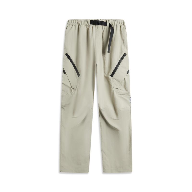 Li Ning CF Tracing Casual Pants Men's Limewash Gray AYKU719-2