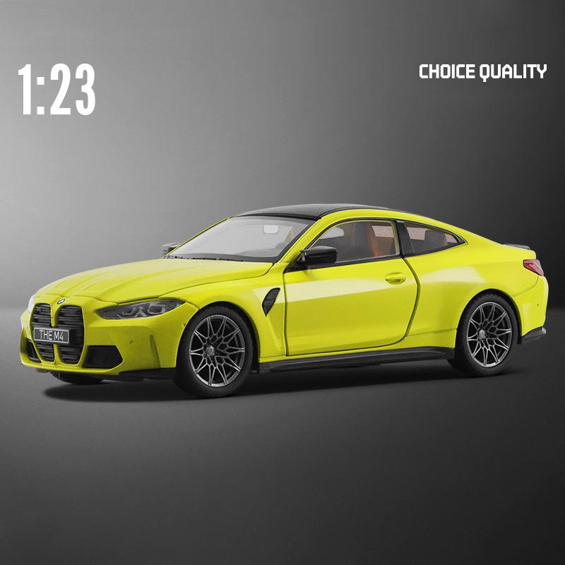 1:24 BMW M6 GT3 M4 BMW CSL Racing Car Free Wheeling High Light Sport Racing Car Model Toy Diecast Metal Alloy Miniature Replica