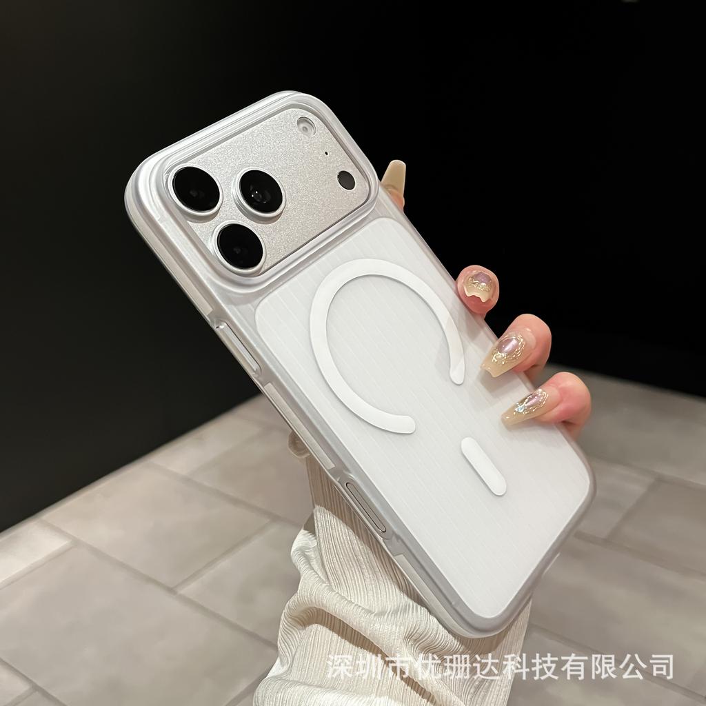 Применимо к iPhone11promax матовый рифленый магнитный чехол для мобильного телефона Apple 11 противоскользящий ободок противоударный защитный чехол из ПК