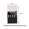 USB 2.0 to Type E Converter 9Pin USB to Type E Plug Extender Adapter for PC Case Motherboard USB C Slot 9PIN Cable Splitter