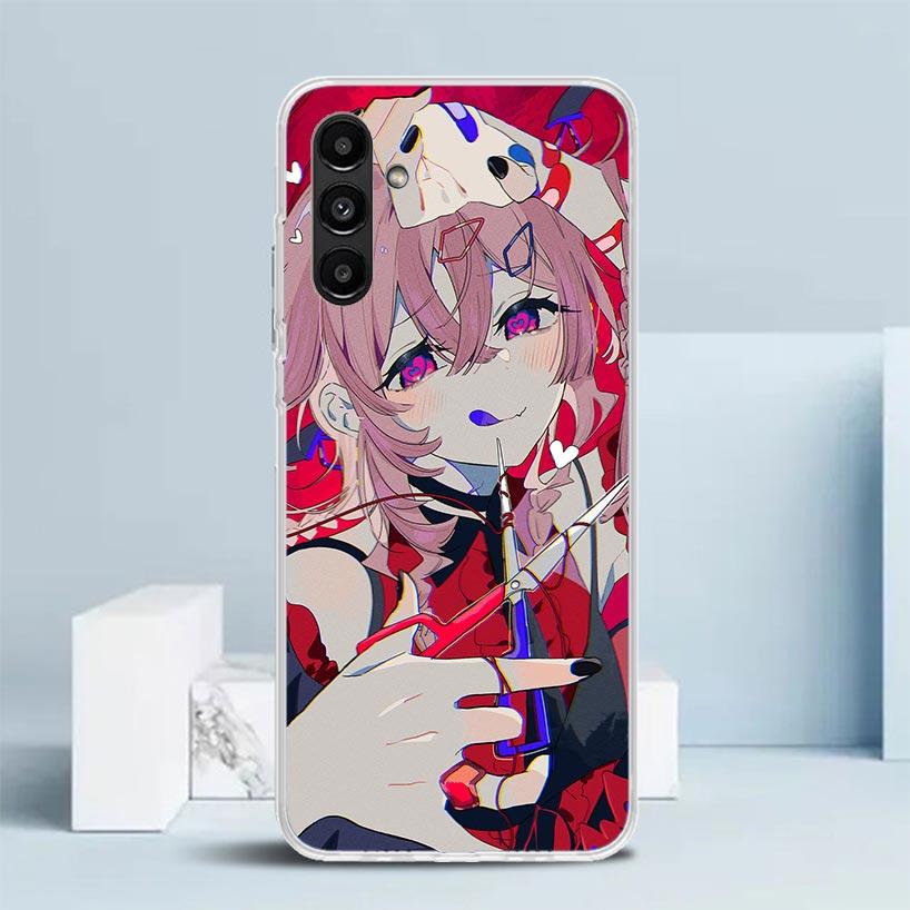 Милая Аниме Девушка INS Чехол для Телефона Для Samsung Galaxy A17 A37 A57 A16 A15 A14 A13 A56 A55 A54 A53 A36 A35 A34 A33 A26 A25 A24 A23 Ga