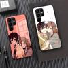 Чехол для телефона Аниме Хоримия для Samsung A25 A13 A33 5G A54 A36 A35 A56 A52 A14 Ударопрочная стеклянная крышка