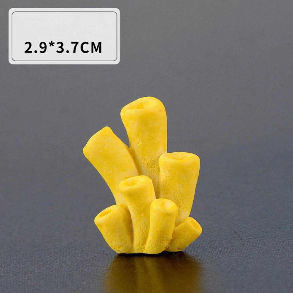 Creative Aquarium Artificial Coral Fish Tank Decoration Colord Simulated Resin Reef Coral Landscape DIY Aquarium Decorations