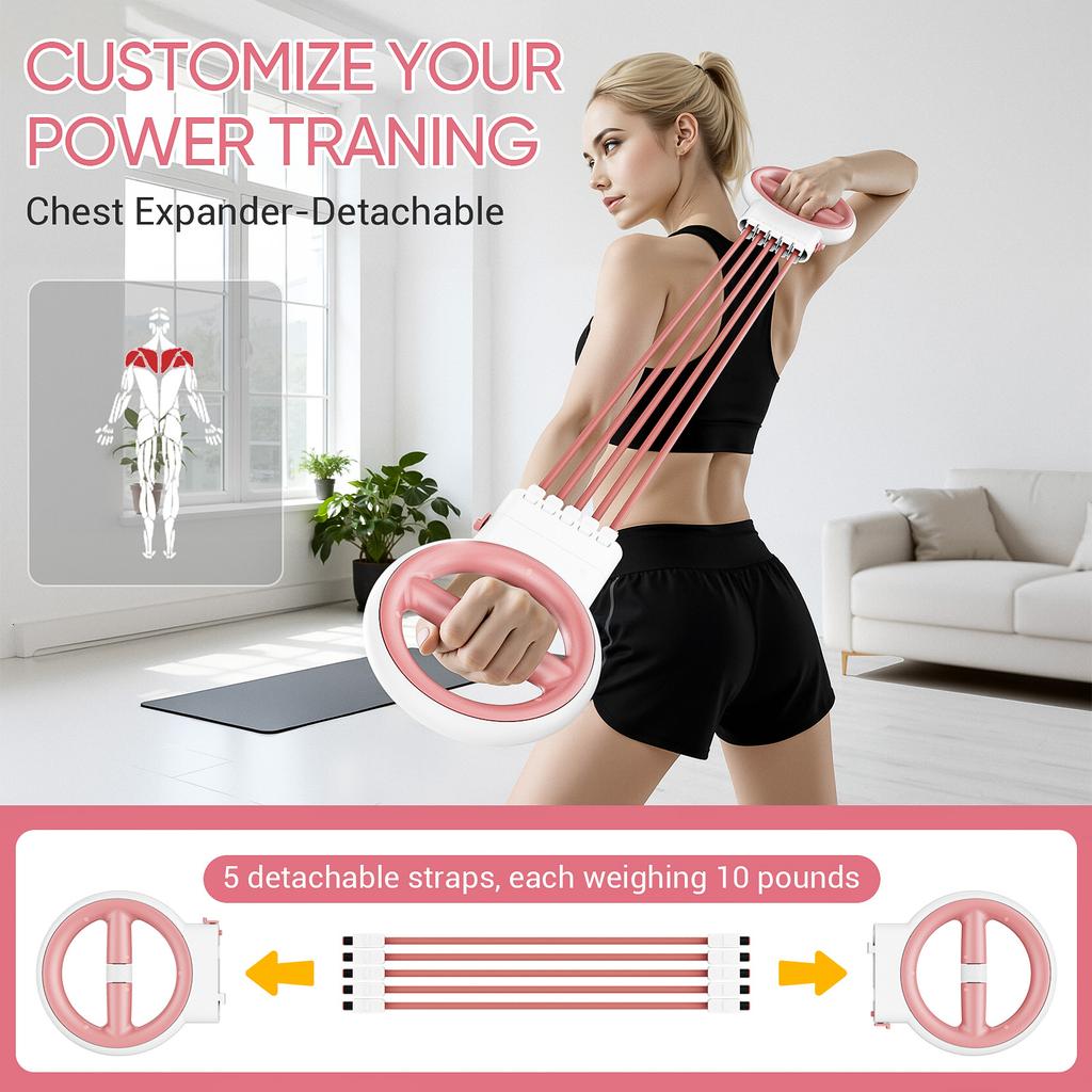 Adjustable Arm Strength Trainer for Effective Upper Body Workout, Ideal for Building Arm, Forearm, Wrist and Chest Muscles