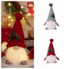 Gnome Doll Dwarf Doll With Lights Faceless Doll Cartoon Christmas Dwarf Knitted Hat  Christmas