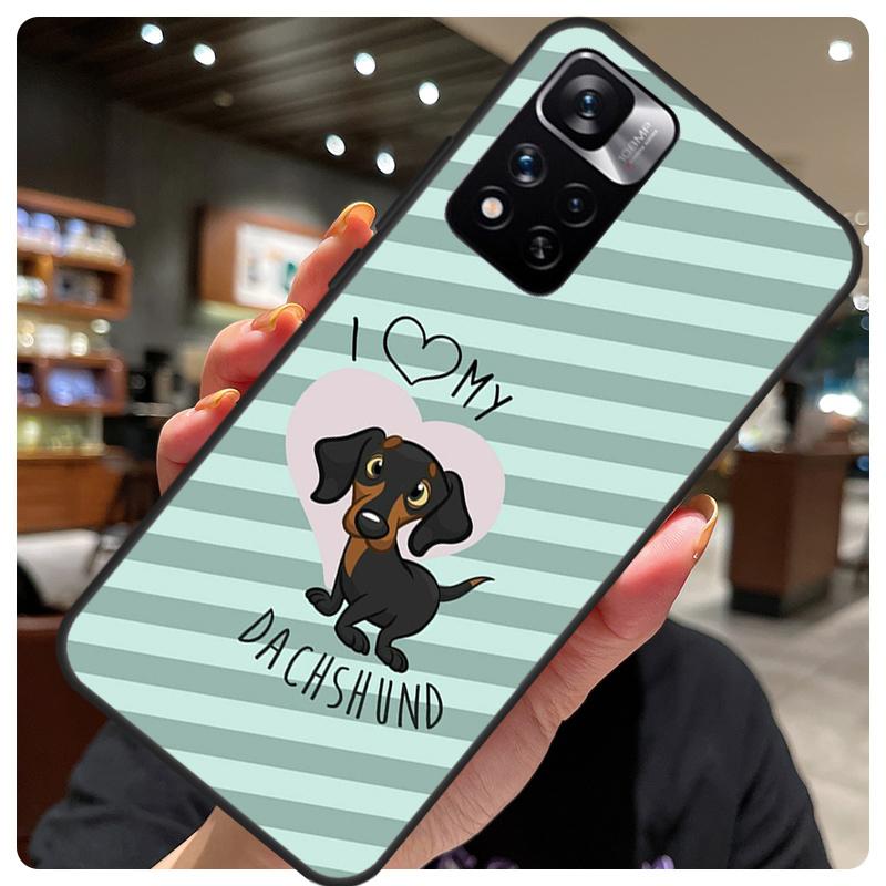DACHSHUND Phone Case For Xiaomi Redmi Note 12 11 8 9 10 Pro 9S 10S 11S 12S Redmi 9 10 12 C 10A Cover