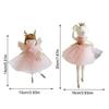 Doll Christmas Girl Ornament Fabric Girl Hanging Pendant Christmas Tree Decor  Wall Hanging