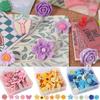 30Pcs 3D Flower Pushpins Creative Thumb Tacks Butterfly Push Pins  School Stationery