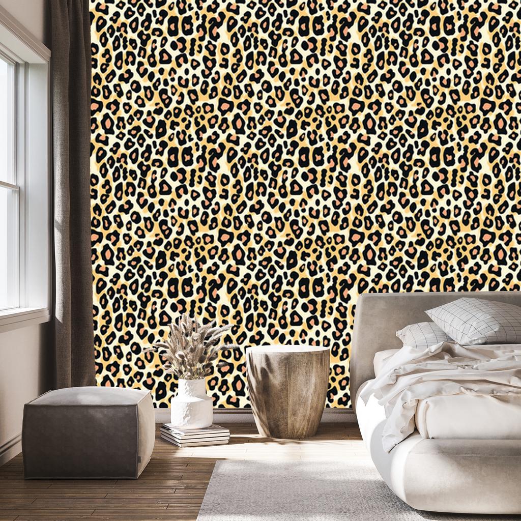 Animal Skin Wallpaper Brown, Beige, Cream and Gold 50x1000