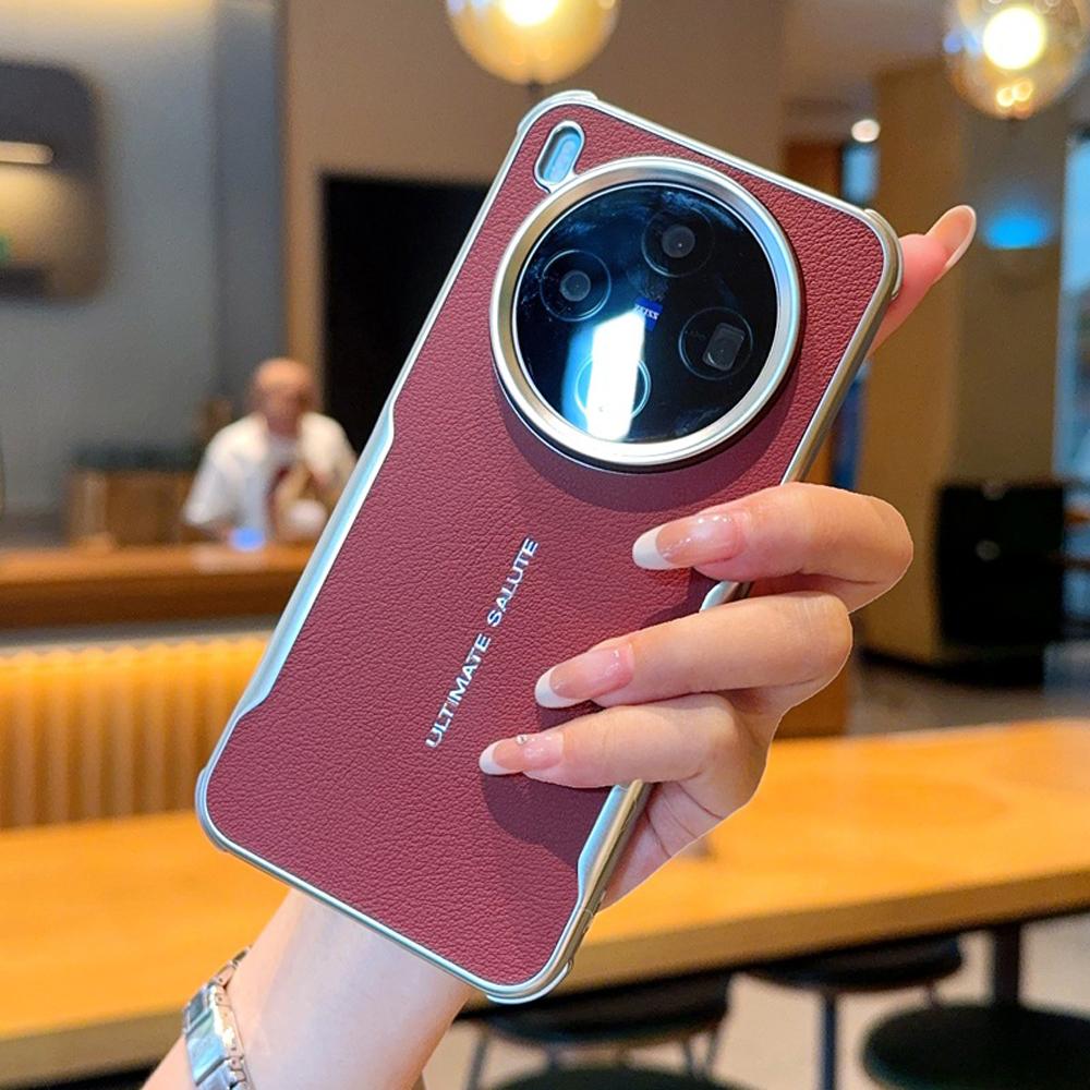 Для Magsafe Магнитный Чехол Для Vivo X200 Ultra X200s X300 Pro Mini Покрытие PU Кожа Ударопрочный Бампер Защитная Крышка