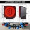 Trailer Lights Amber Side Marker Lights Daytime Running Light 12V Universally for Truck Boats Brake Light